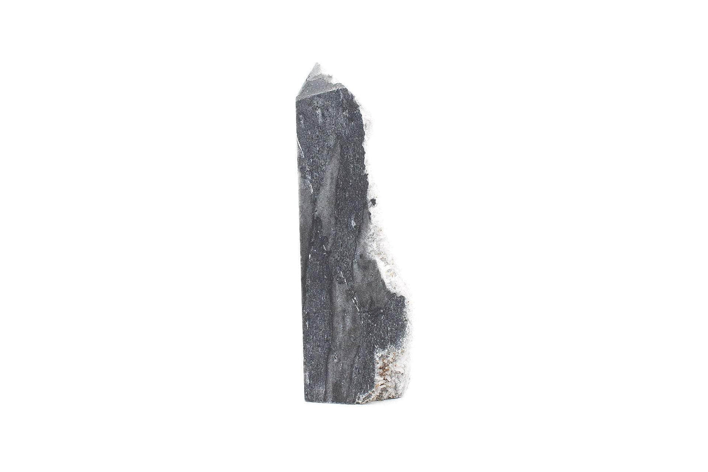 6-11 Crystals Crystal Calcite Tower with Needle Quartz 6" Calcite Tower with Needle Quartz 6"