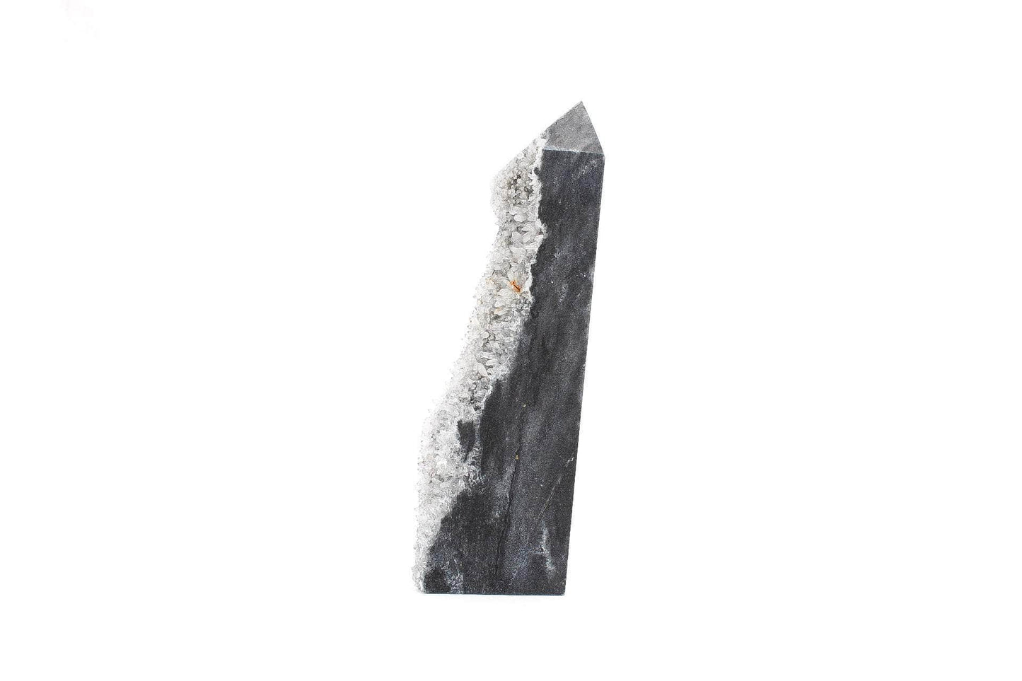 6-11 Crystals Crystal Calcite Tower with Needle Quartz 6" Calcite Tower with Needle Quartz 6"