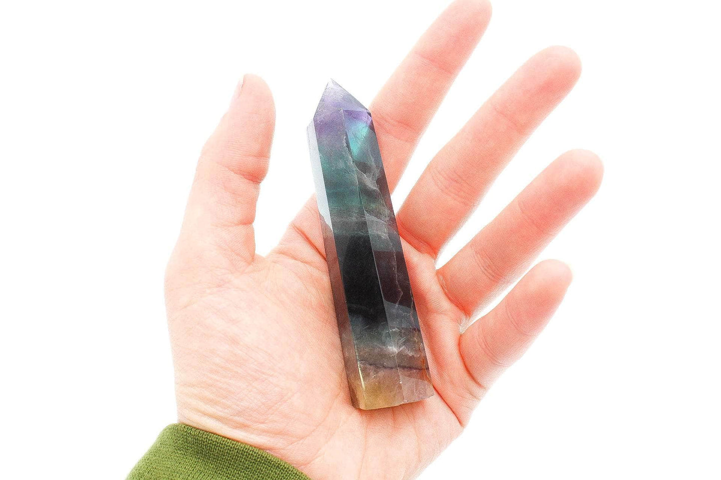 6-11 Crystals Crystal Candy Rainbow Fluorite Towers - A Grade Candy Rainbow Fluorite Towers - A Grade