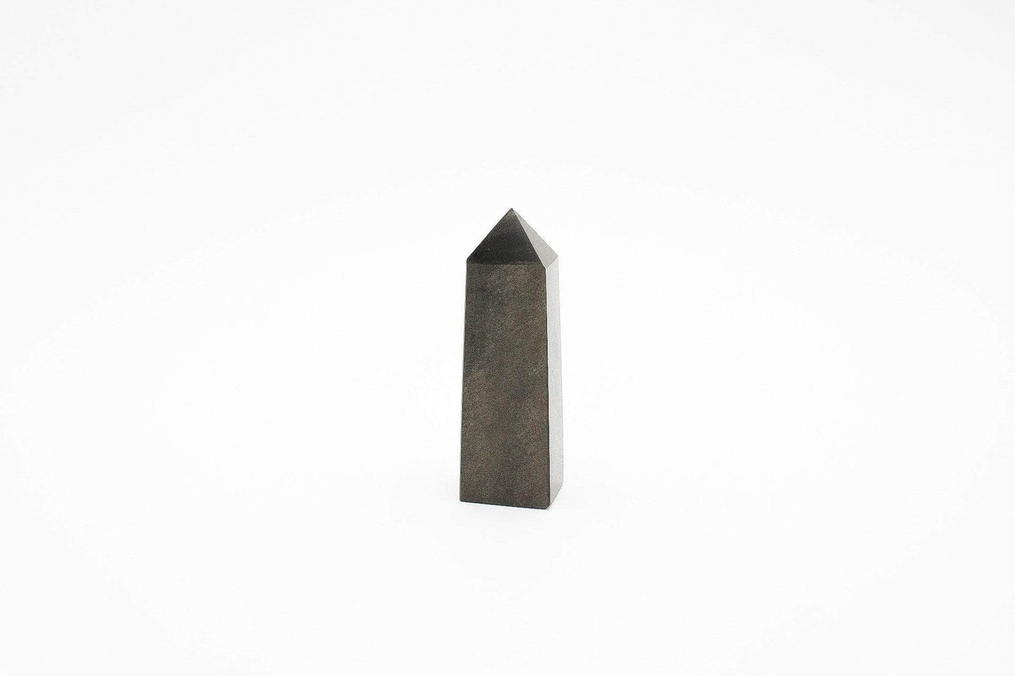 6-11 Crystals Crystal Golden Obsidian Tower (ob-01) 3.36" tall
