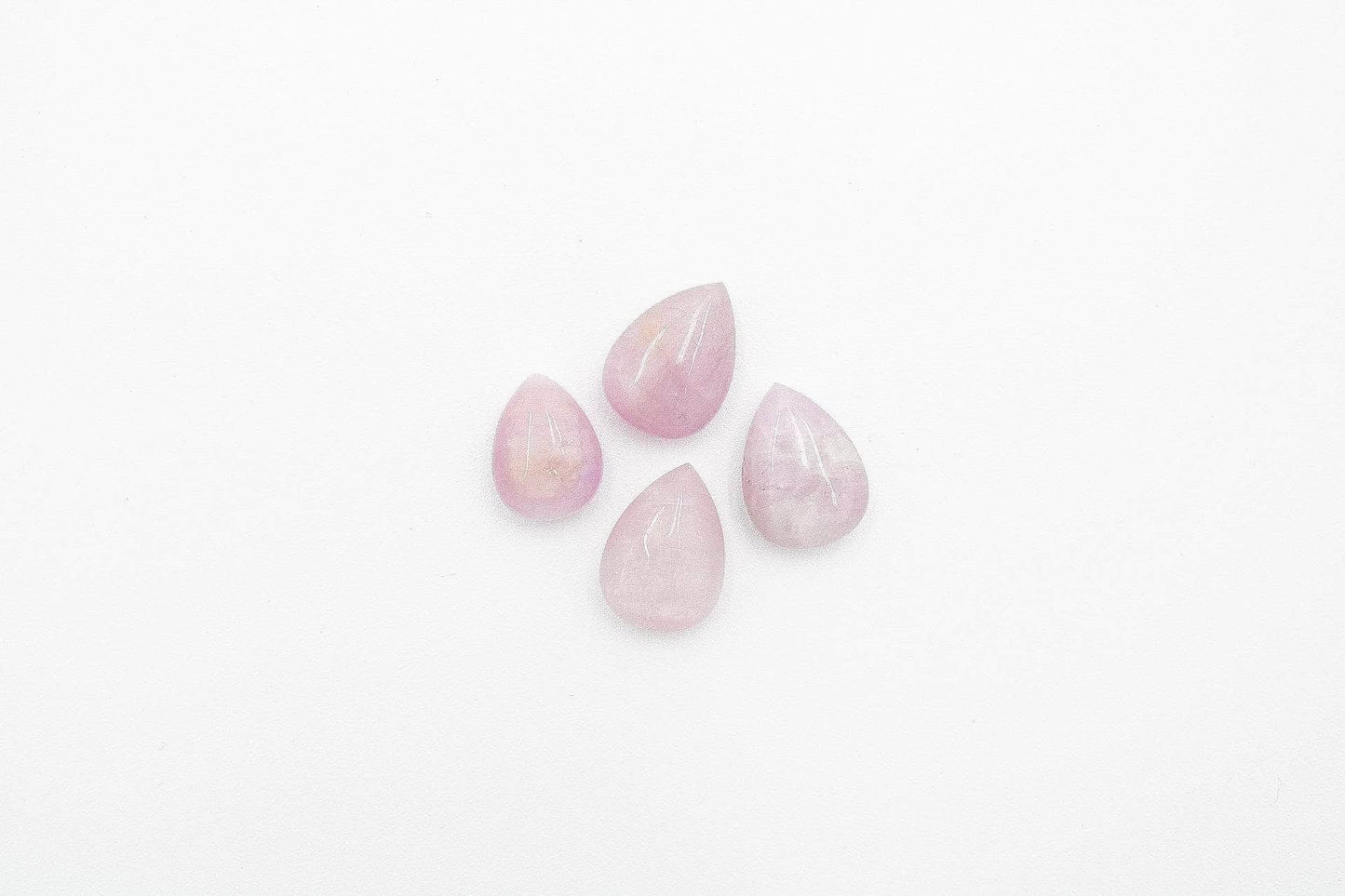 6-11 Crystals Crystal Kunzite Teardrop (kn-01) 13mm x 18.1mm