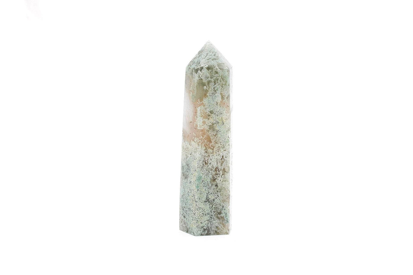 6-11 Crystals Crystal Moss Agate Towers Moss Agate Towers