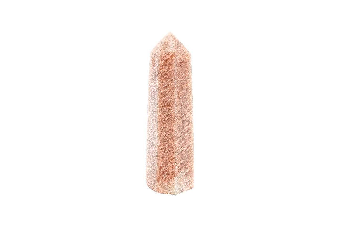 6-11 Crystals Crystal Peach Moonstone Tower Peach Moonstone Tower