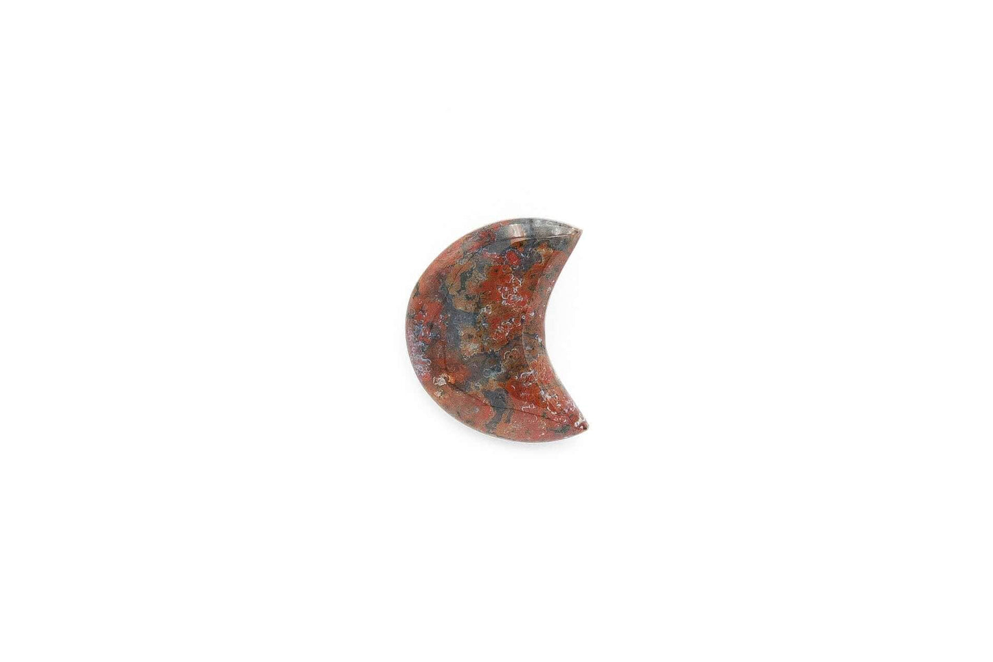 6-11 Crystals Crystal Plume Agate Moon (mn-04)