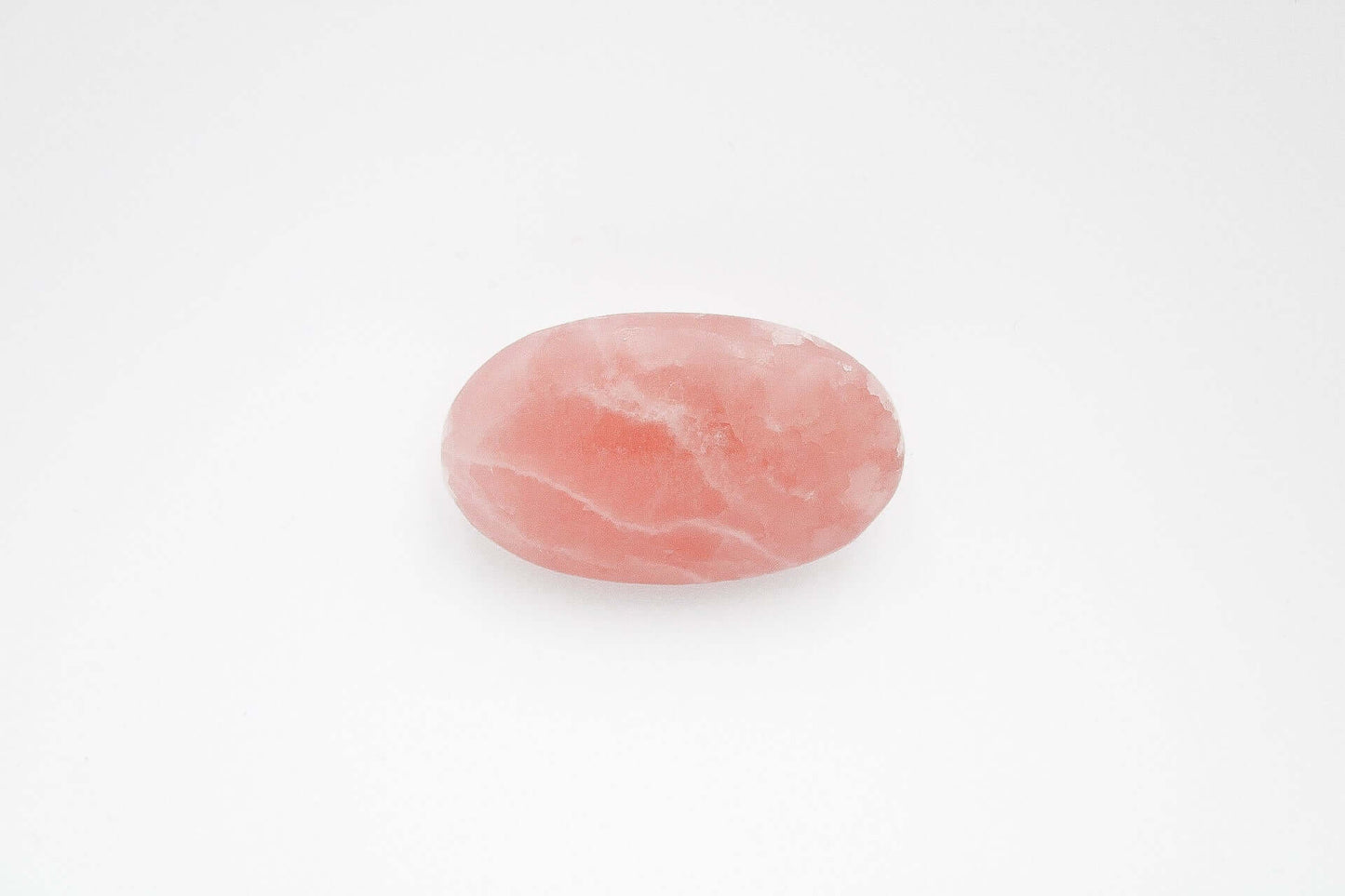 6-11 Crystals Crystal Rose Calcite Palm (rc-03) 1.5" x 2.5"