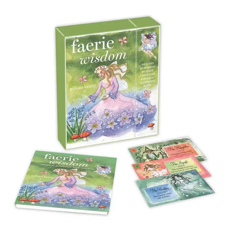 6-11 Crystals Tarot Cards Faerie Wisdom Cards and Book Faerie Wisdom Cards and Book