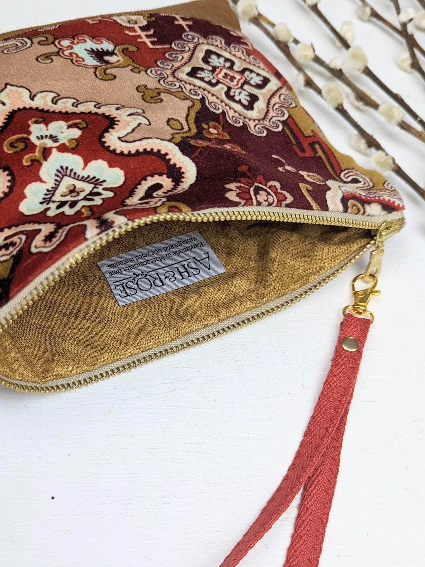 Ash & Rose bag Boho Velvet Purse Boho Velvet Purse