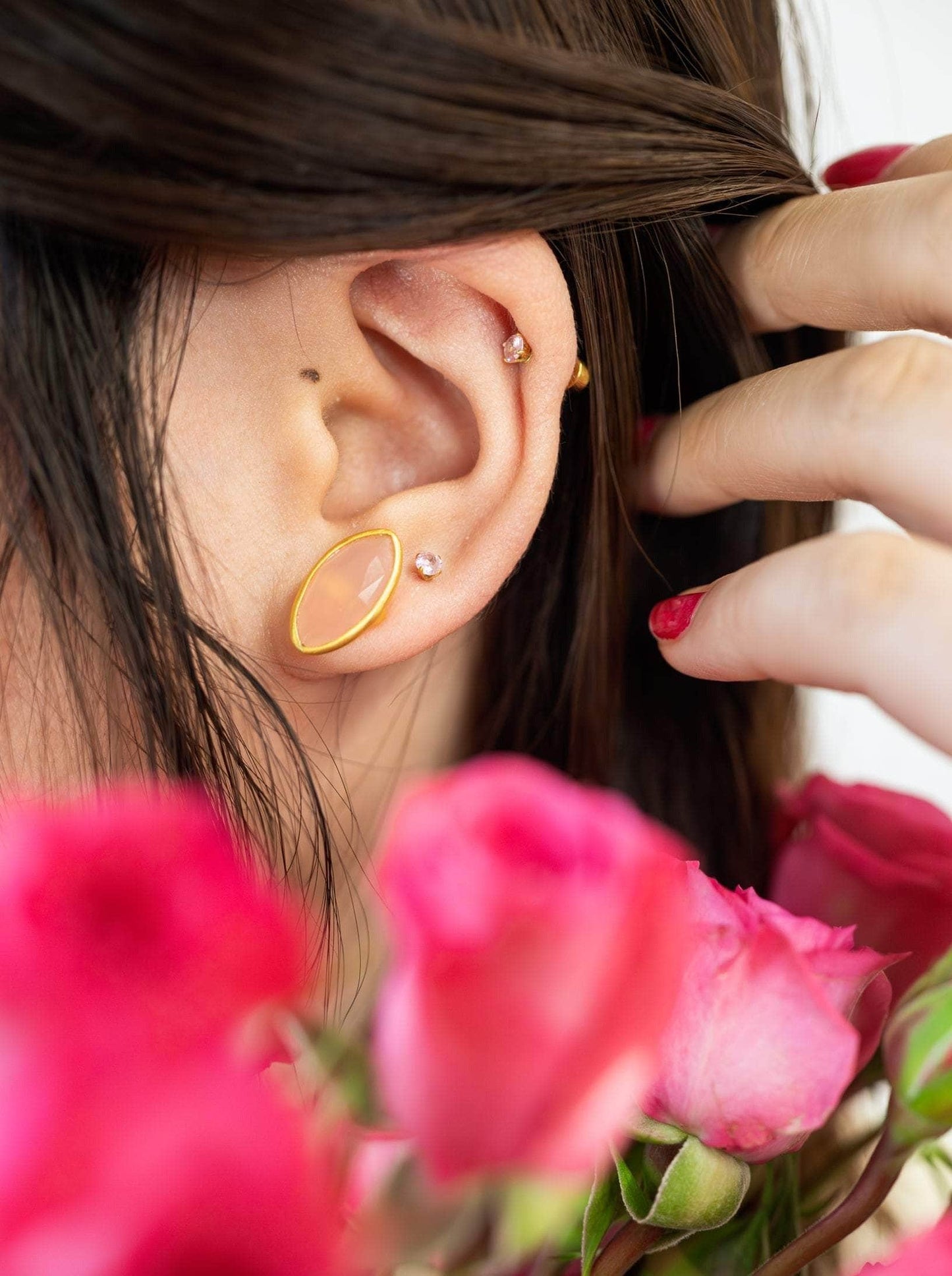 Ash & Rose earrings Mila Leaf Earrings - Gold Mila Leaf Earrings - Gold