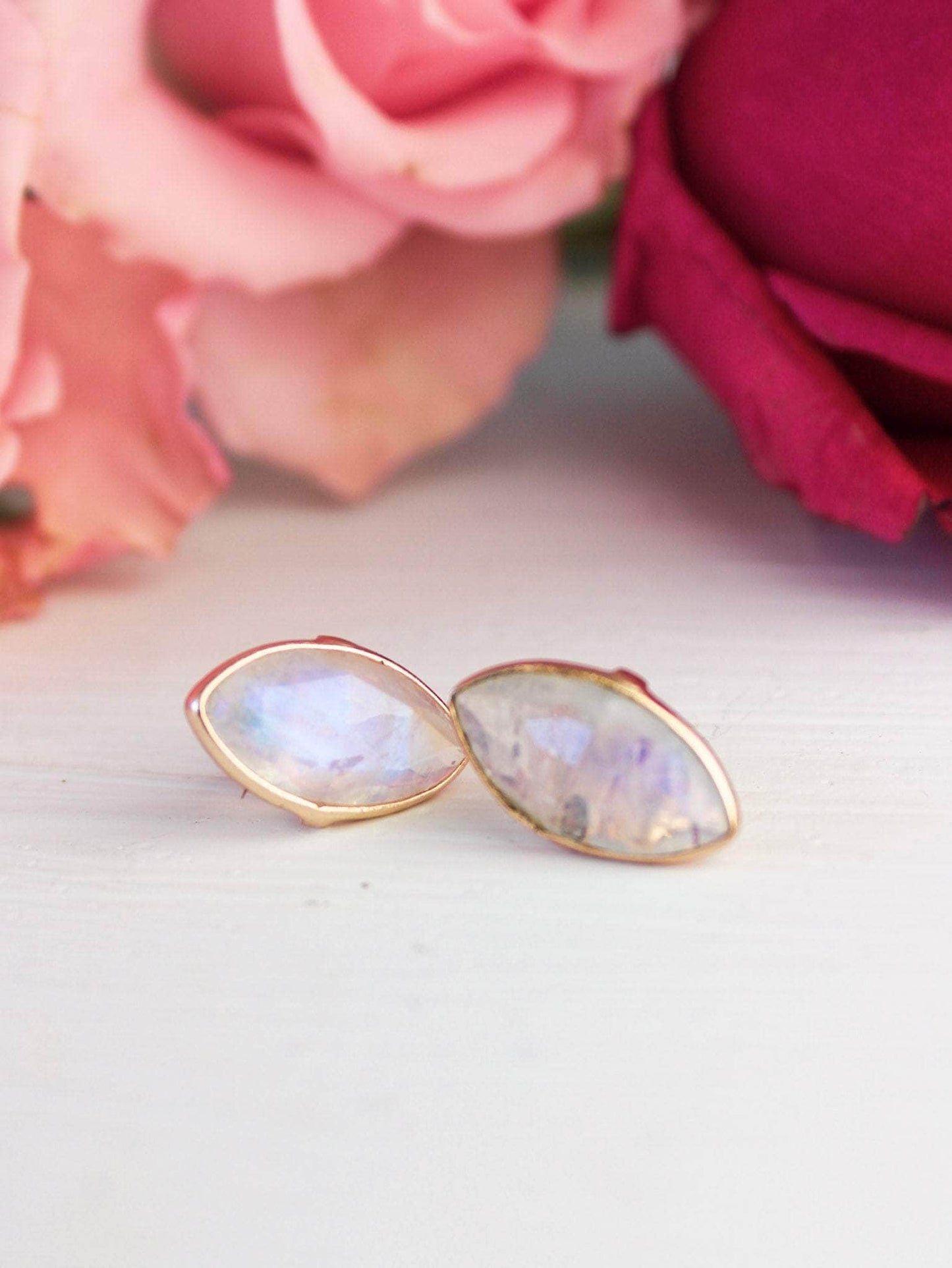 Ash & Rose earrings Mila Leaf Earrings - Rose Gold Mila Leaf Earrings - Rose Gold