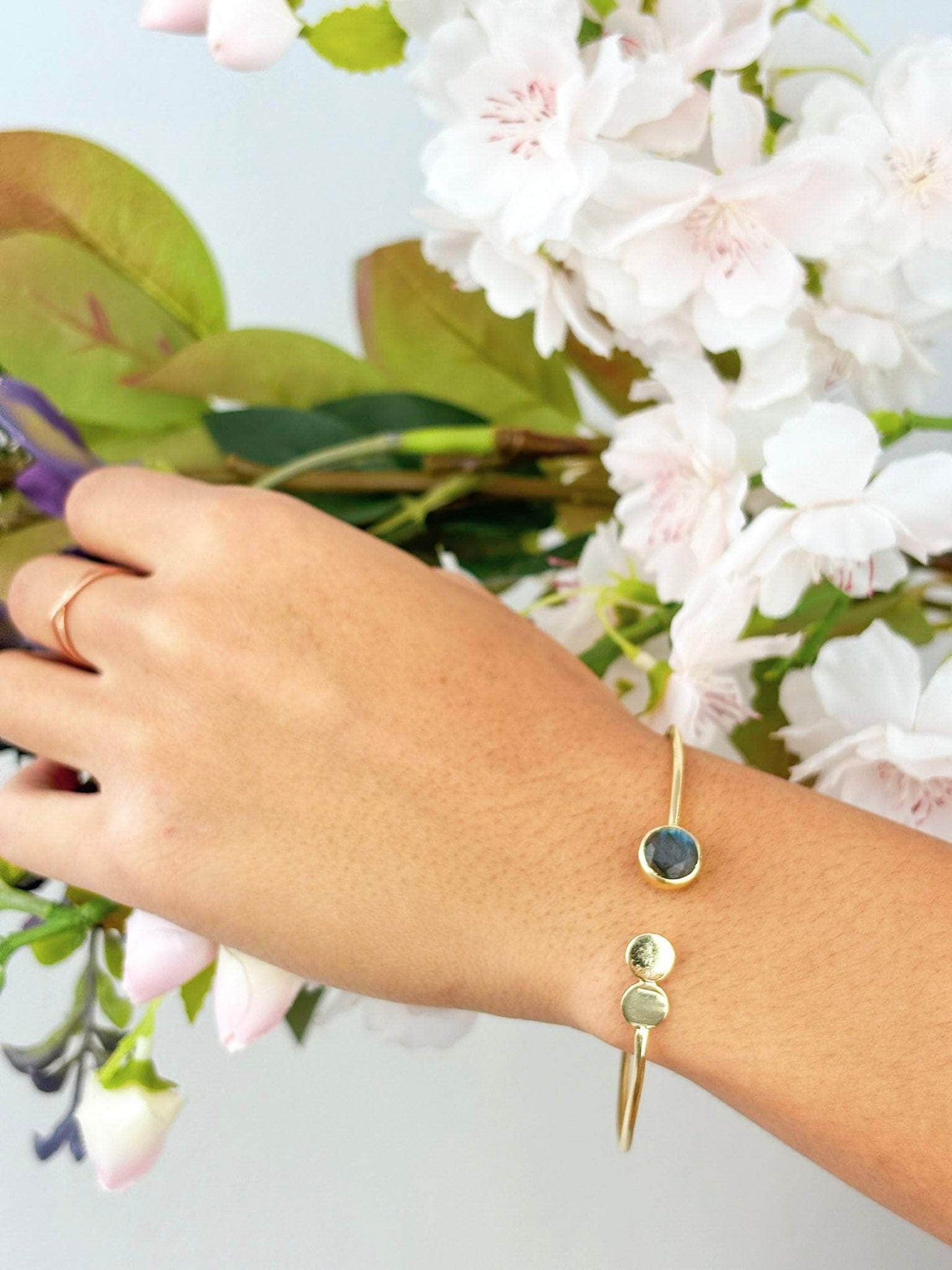 Ash & Rose Gold Celestia Cuff Bracelet Celestia Cuff Bracelet
