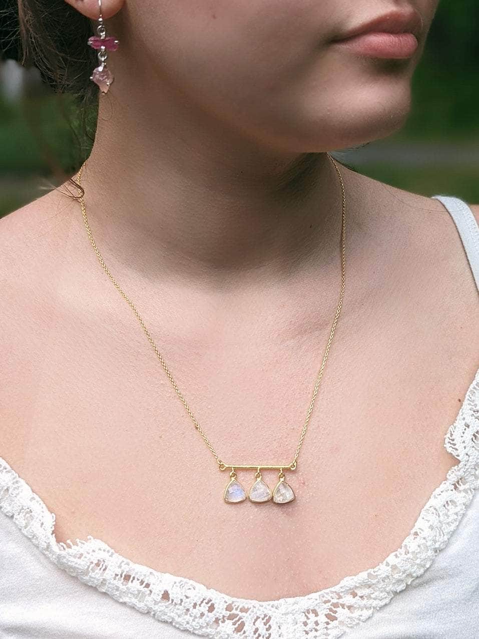 Ash & Rose Necklaces Claire Trio Necklace Claire Trio Necklace