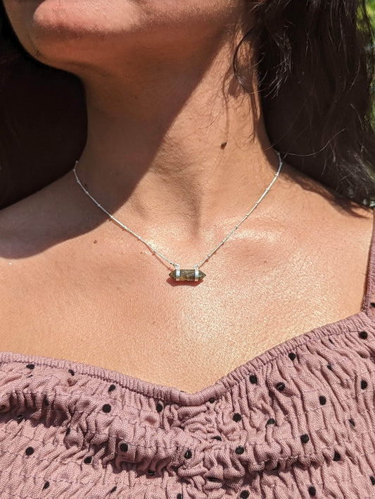 Ash & Rose Necklaces Labradorite Point Necklace Labradorite Point Necklace