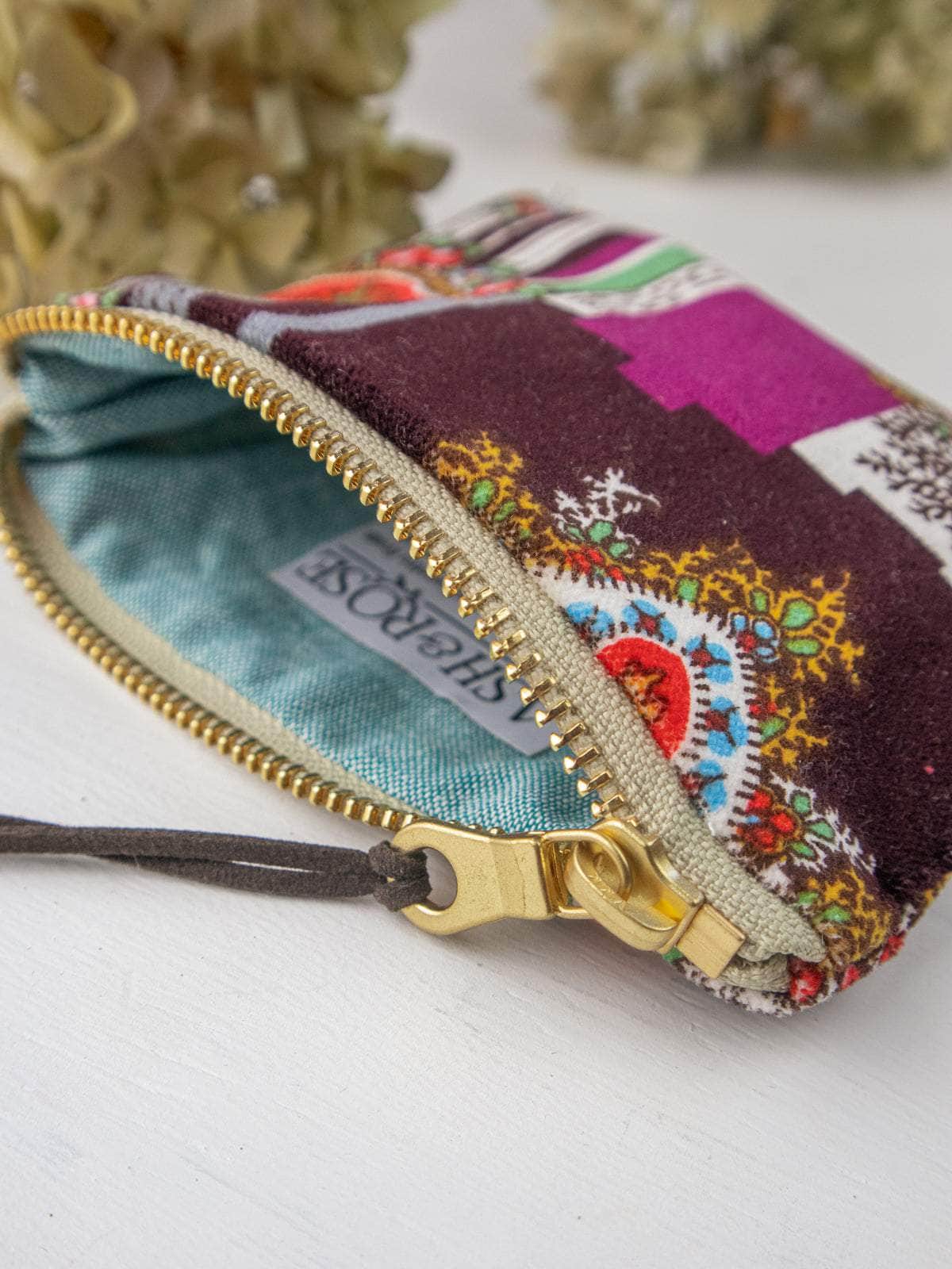 Ash & Rose purse Geo Paisley Mini Pouch Geo Paisley Mini Pouch