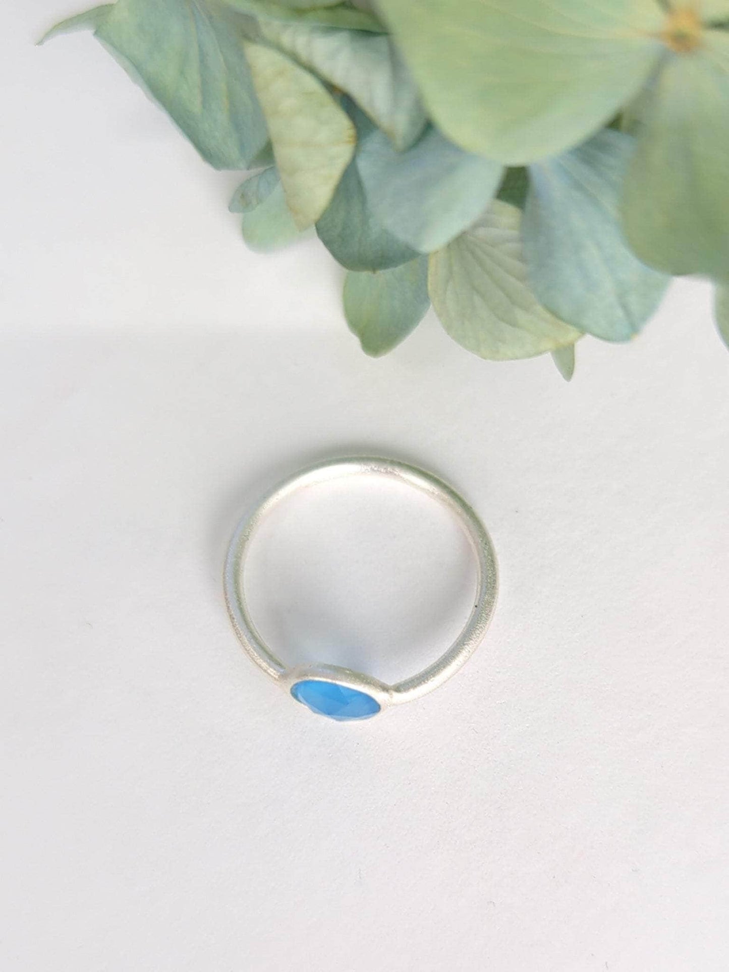 Ash & Rose ring Mini Pebble Ring - Silver Mini Pebble Ring - Silver