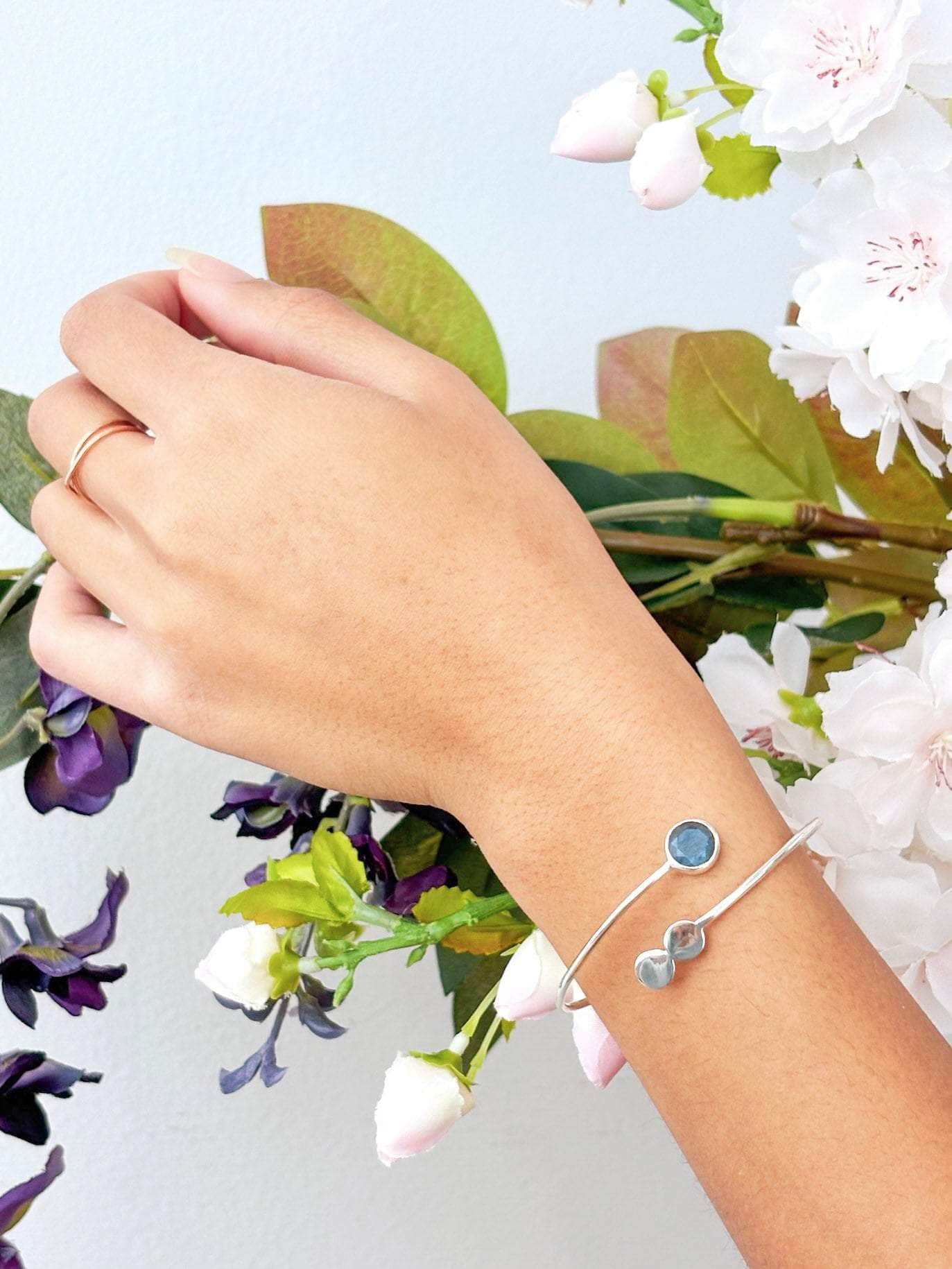 Ash & Rose Silver Celestia Cuff Bracelet Celestia Cuff Bracelet