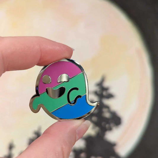 Cunning Linguist Co. Pins Polyspirit (polysexual pride) hard enamel pin Polyspirit (polysexual pride) hard enamel pin