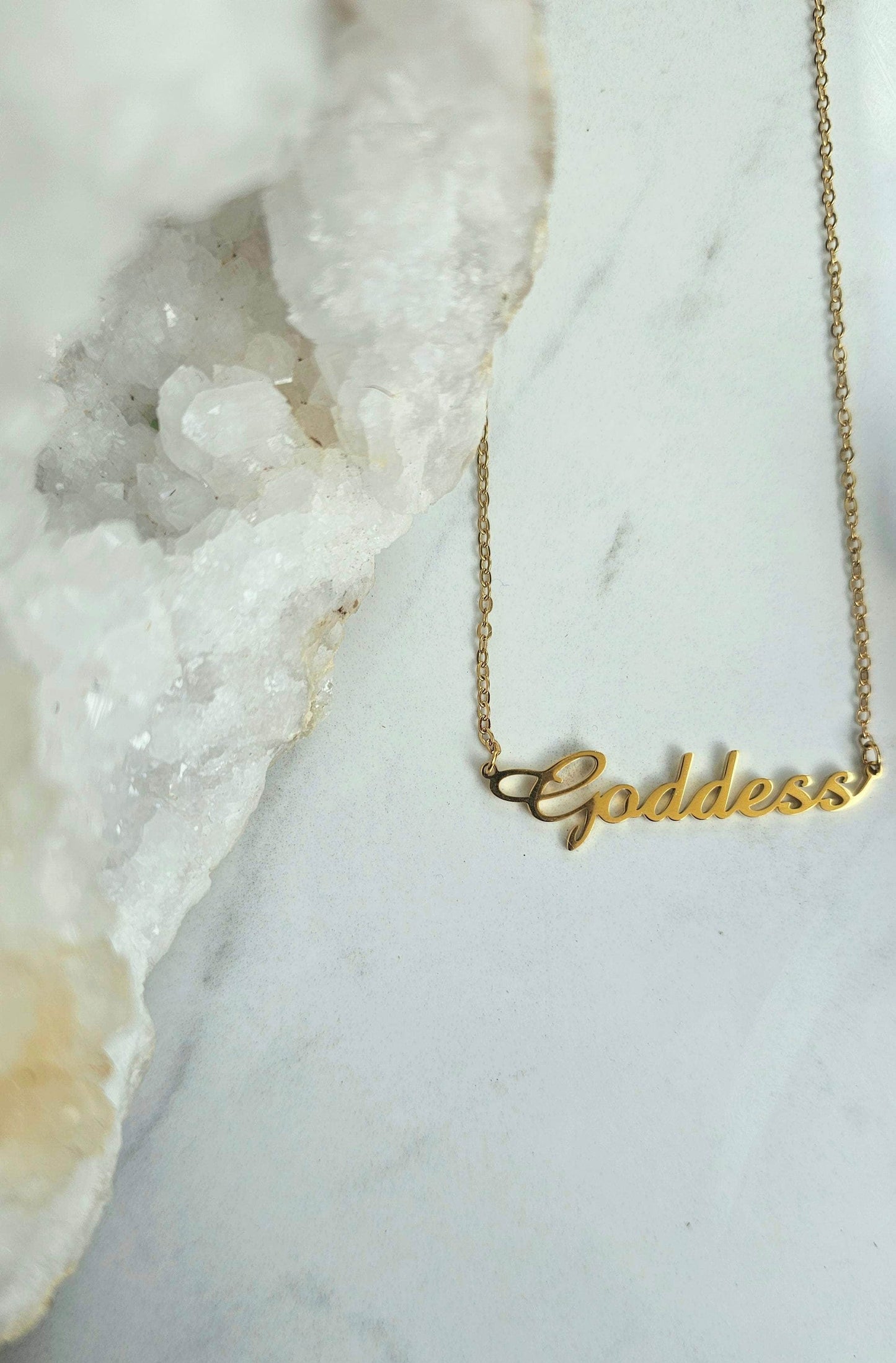 Moon Goddess 18k Gold Plated Goddess Necklace 18k Gold Plated Goddess Necklace