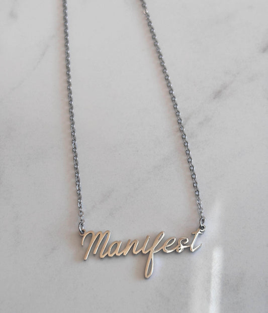 Moon Goddess Manifest That Shit Necklace Manifest That Shit Necklace