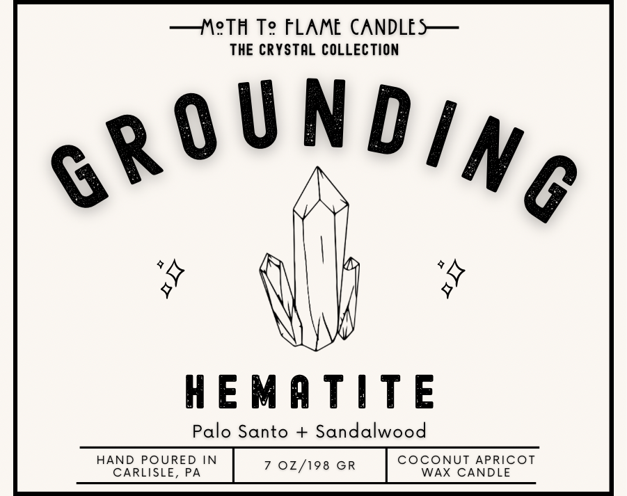 Moth to Flame Candles Candle Grounding – 7 oz Candle Grounding – 7 oz Candle