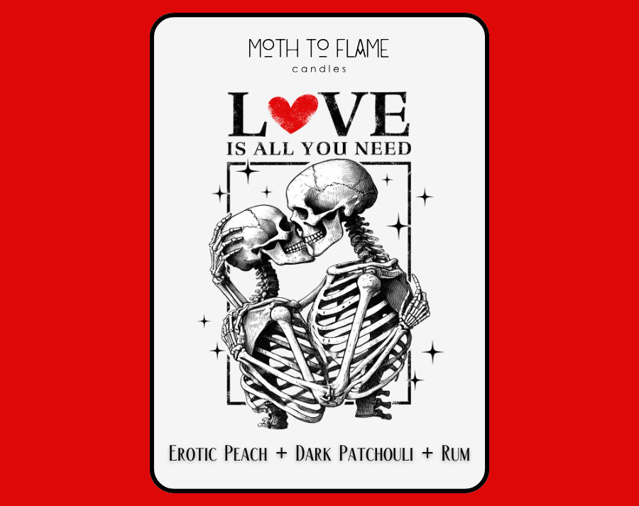 Moth to Flame Candles Candle Love Is All You Need – 7 oz Candle Love Is All You Need – 7 oz Candle