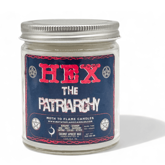 Moth to Flame Candles Candles Hex the Patriarchy – 7 oz Candle Hex the Patriarchy – 7 oz Candle