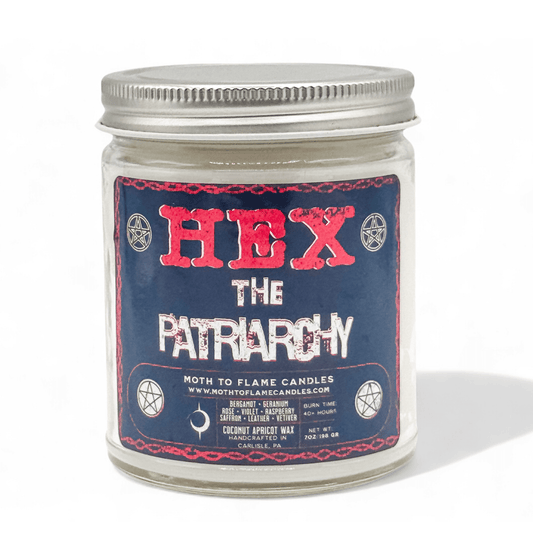 Moth to Flame Candles Candles Hex the Patriarchy – 7 oz Candle Hex the Patriarchy – 7 oz Candle