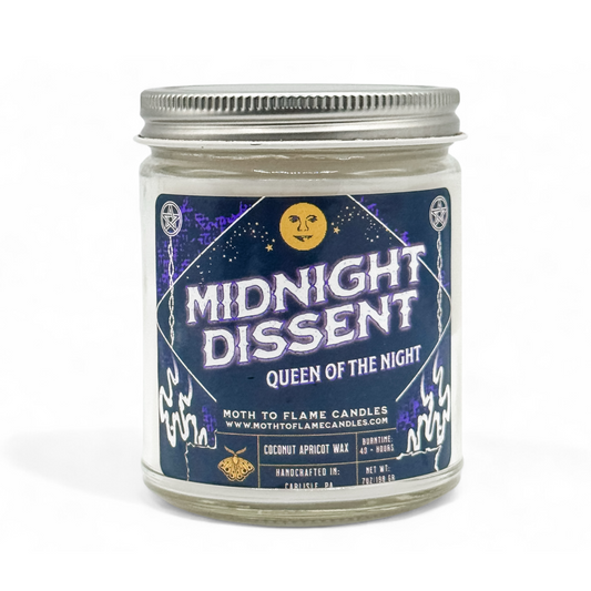 Moth to Flame Candles Candles Midnight Dissent – 7 oz Candle Midnight Dissent – 7 oz Candle