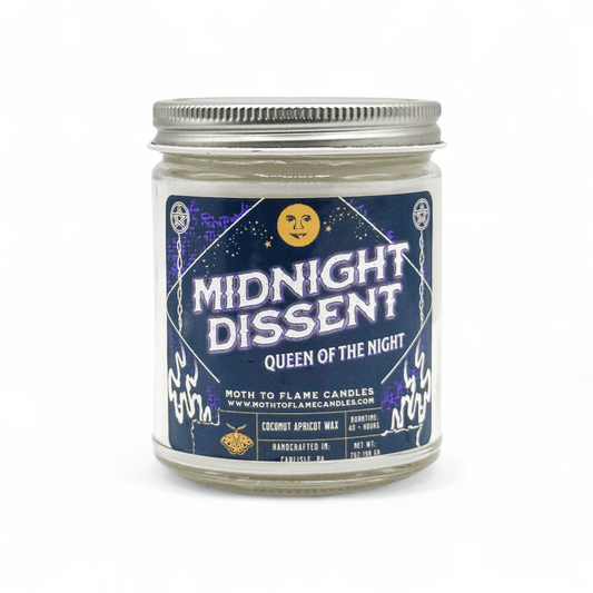 Moth to Flame Candles Candles Midnight Dissent – 7 oz Candle Midnight Dissent – 7 oz Candle