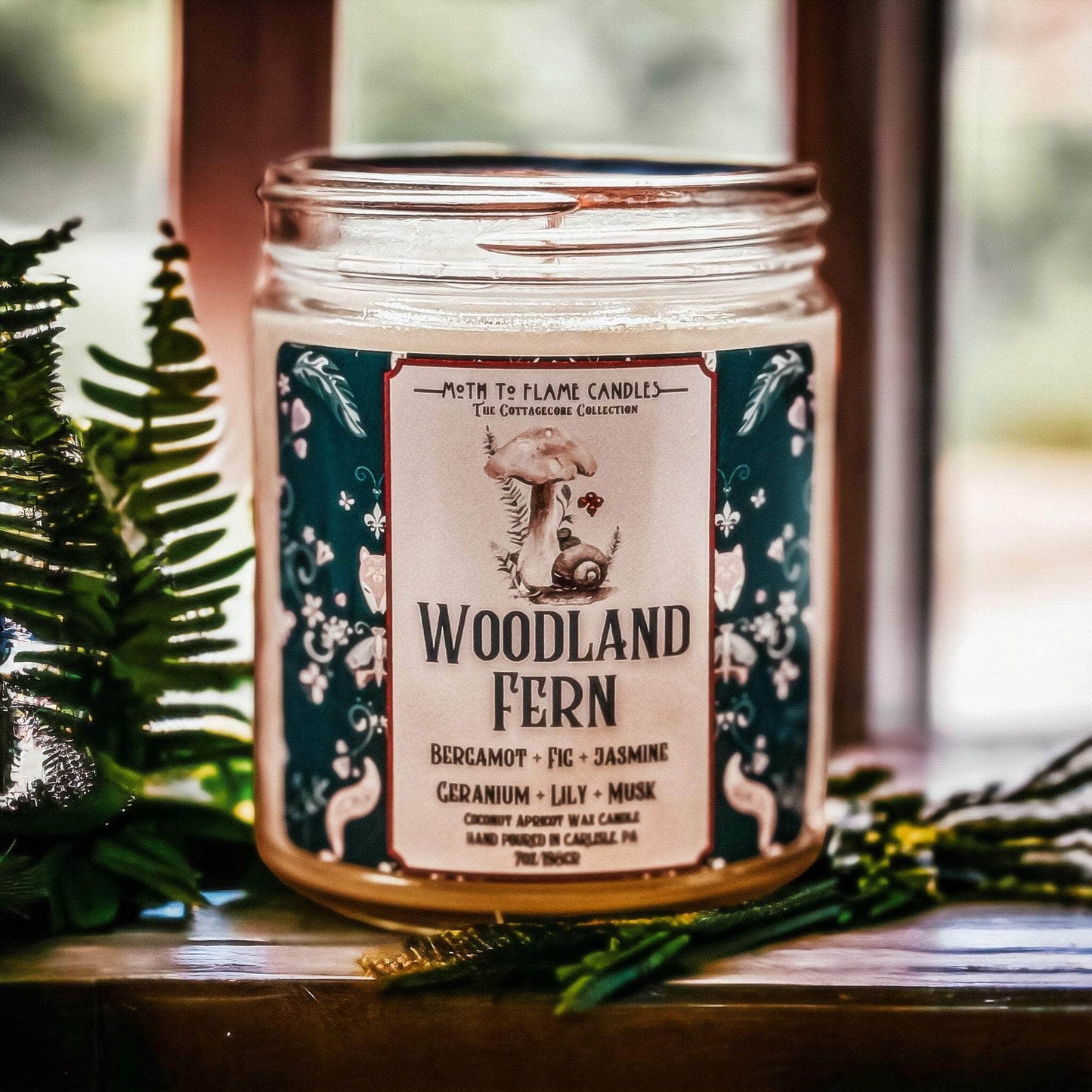 Moth to Flame Candles Candles Woodland Fern – 7 oz Candle Woodland Fern – 7 oz Candle
