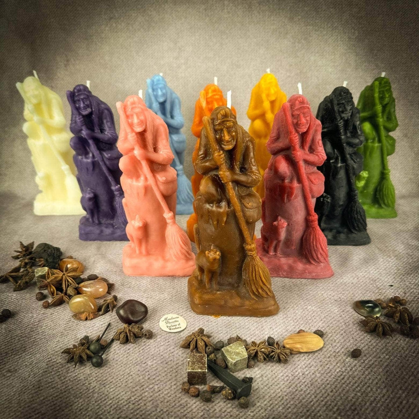 Parlour of Wonders Beeswax Baba Yaga Spell Candle Beeswax Baba Yaga Spell Candle