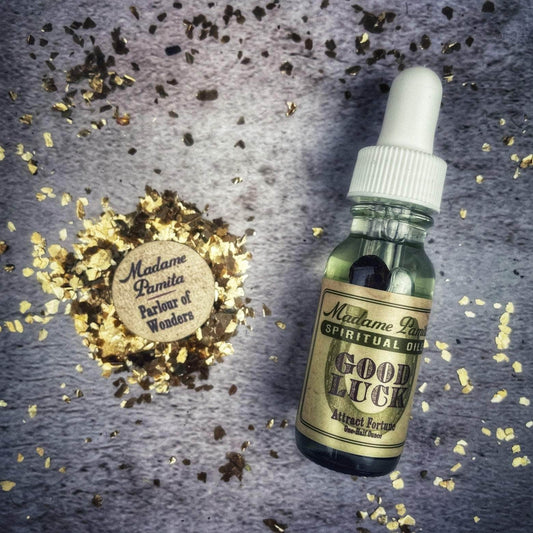 Parlour of Wonders Good Luck Oil by Madame Pamita Good Luck Oil by Madame Pamita