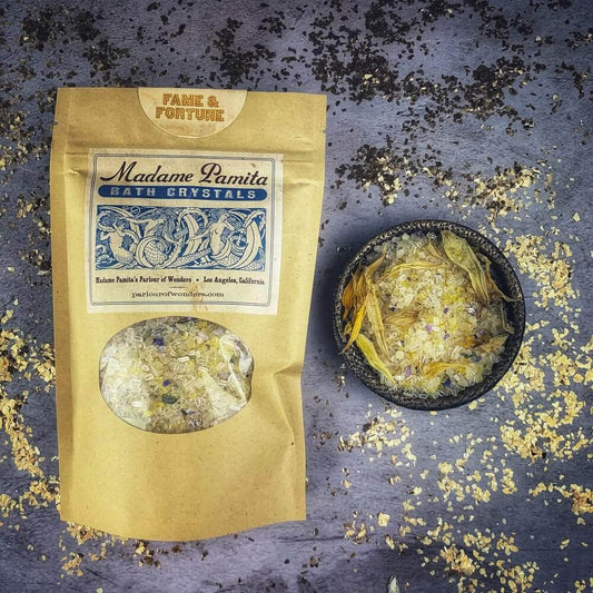 Parlour of Wonders Small (1 bath) Fame and Fortune Bath Crystals Fame and Fortune Bath Crystals
