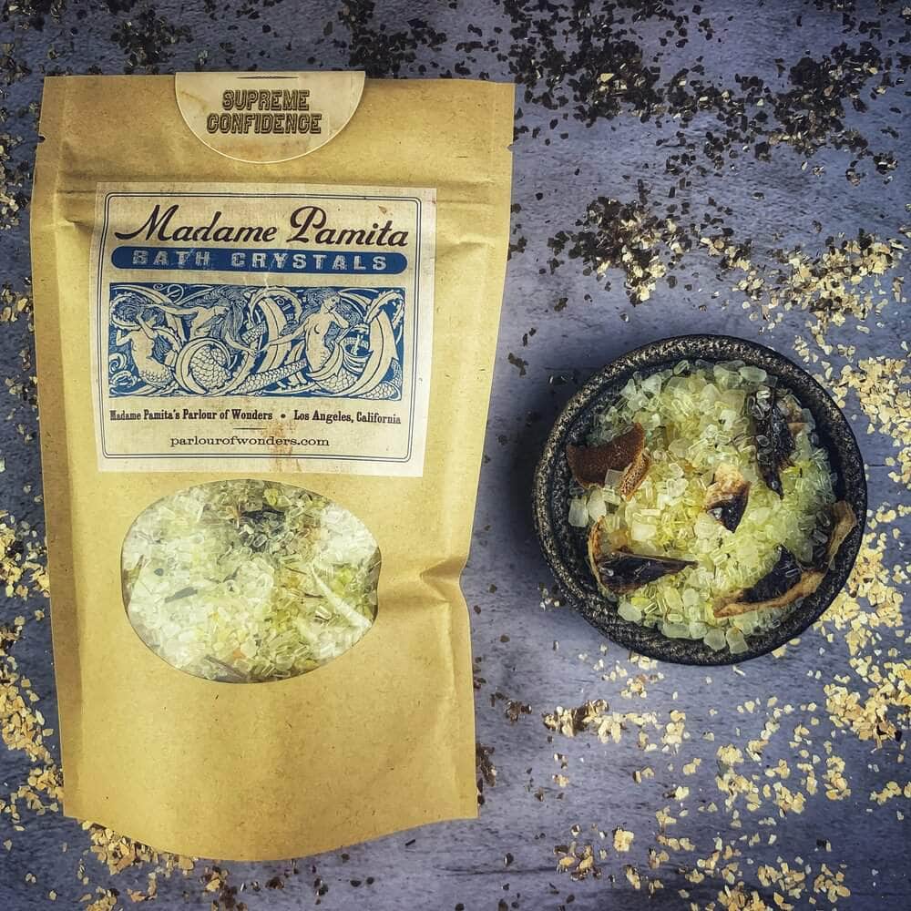 Parlour of Wonders Small (1 bath) Supreme Confidence Bath Crystals Supreme Confidence Bath Crystals