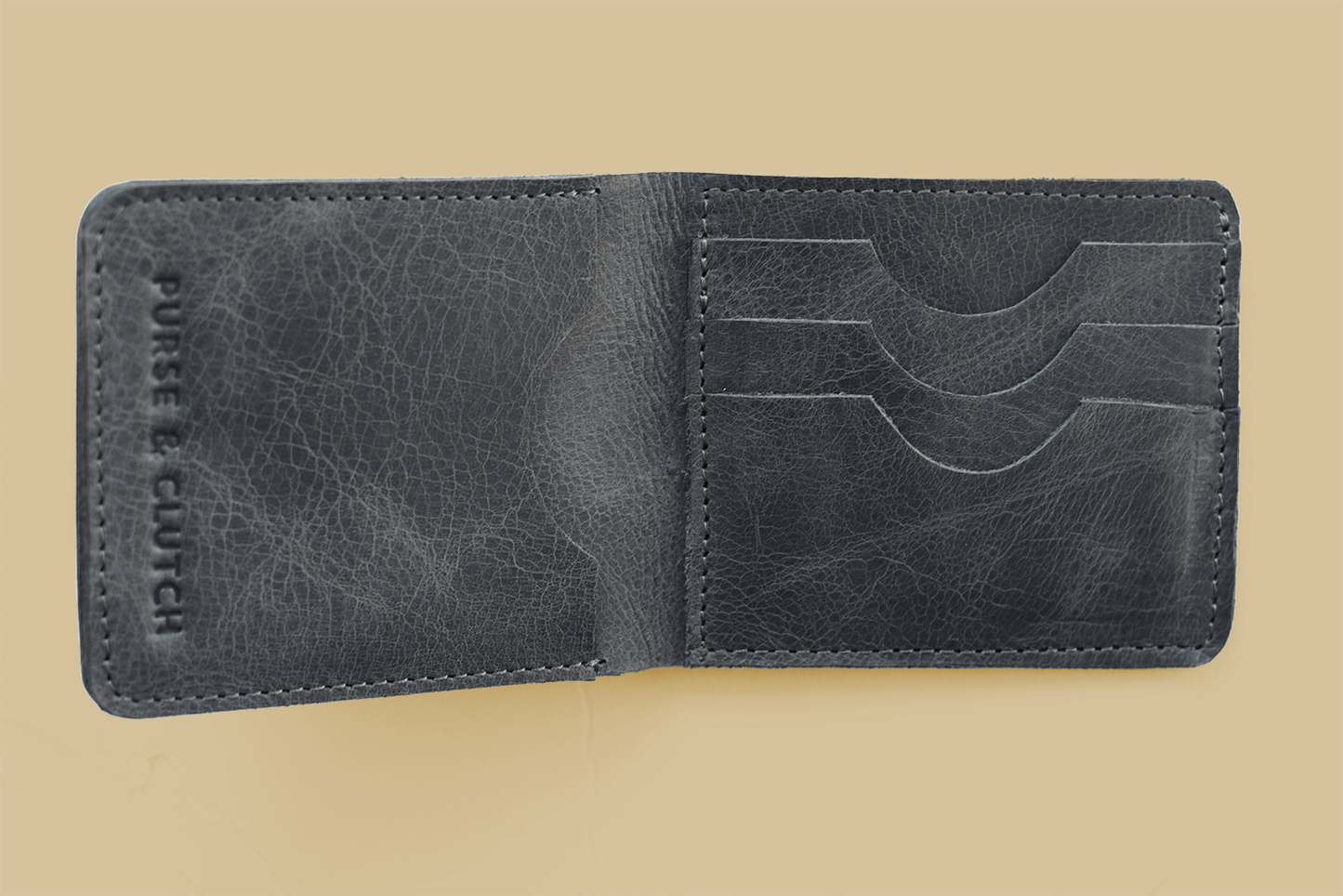Purse & Clutch Handbags, Wallets & Cases Charcoal Bi-fold Wallet Bi-fold Wallet