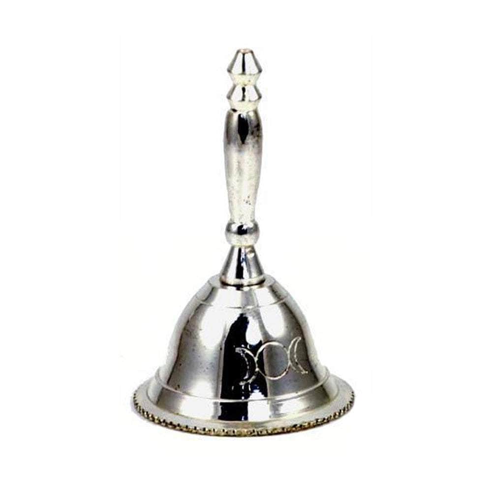 The Witches Sage LLC Altar Bell Altar Bell - Triple Moon 2 3/4" Altar Bell - Triple Moon 2 3/4"