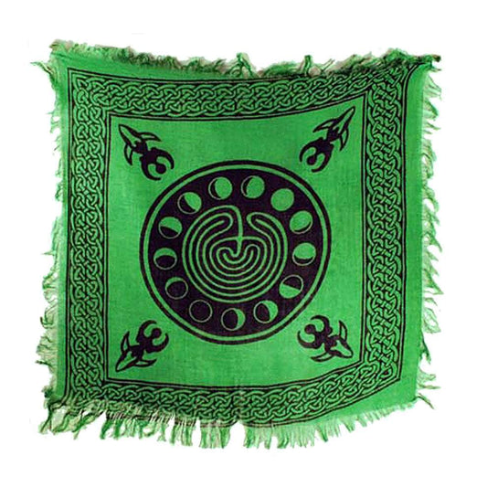 The Witches Sage LLC Altar Cloth Moon Phase Altar Cloth 18" x 18" Moon Phase Altar Cloth 18" x 18"