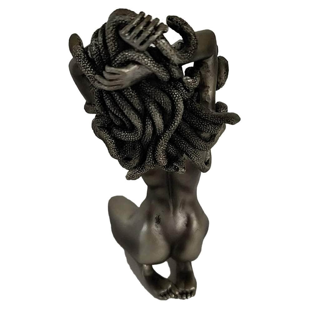 The Witches Sage LLC Figurine Medusa Kneeling Statue Medusa Kneeling Statue