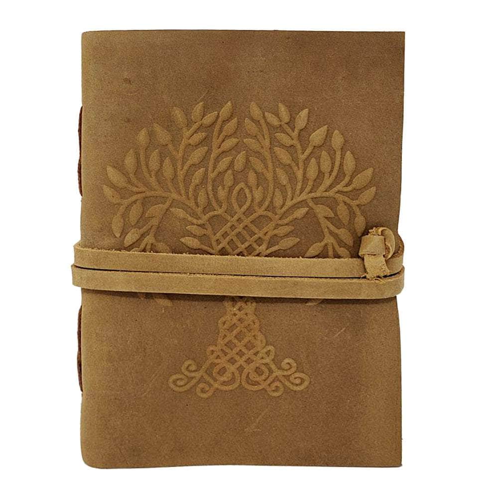The Witches Sage LLC Journal Tree of Life Soft Leather Journal Tree of Life Soft Leather Journal