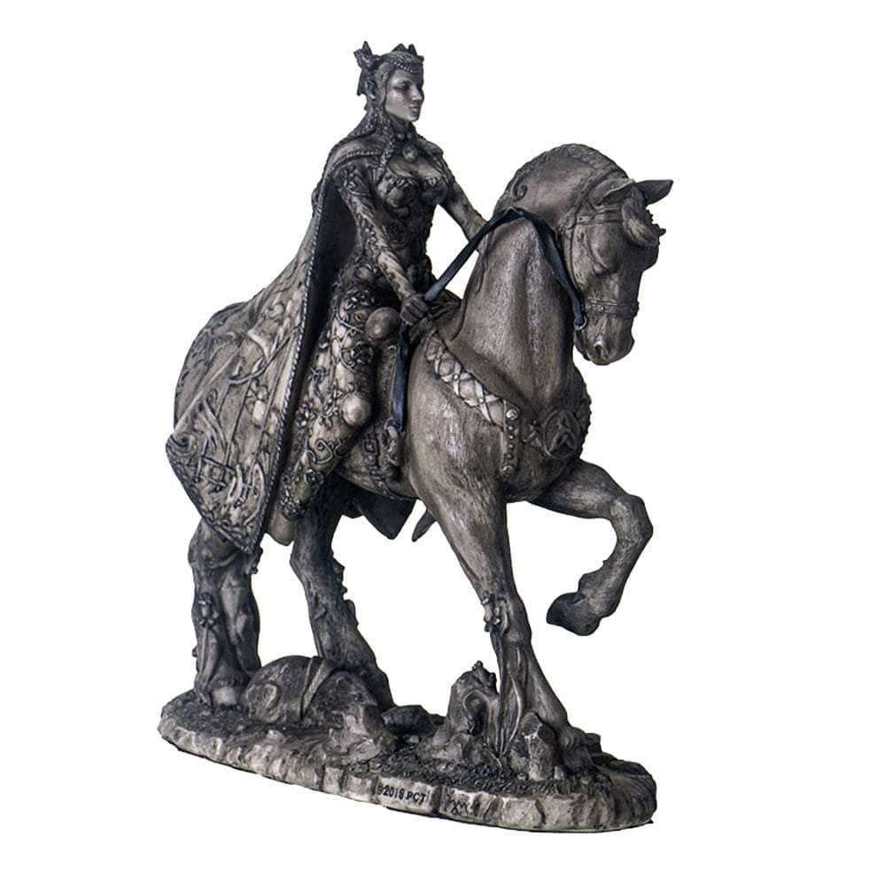 The Witches Sage LLC Statue Rhiannon on Horse Statue Rhiannon on Horse Statue