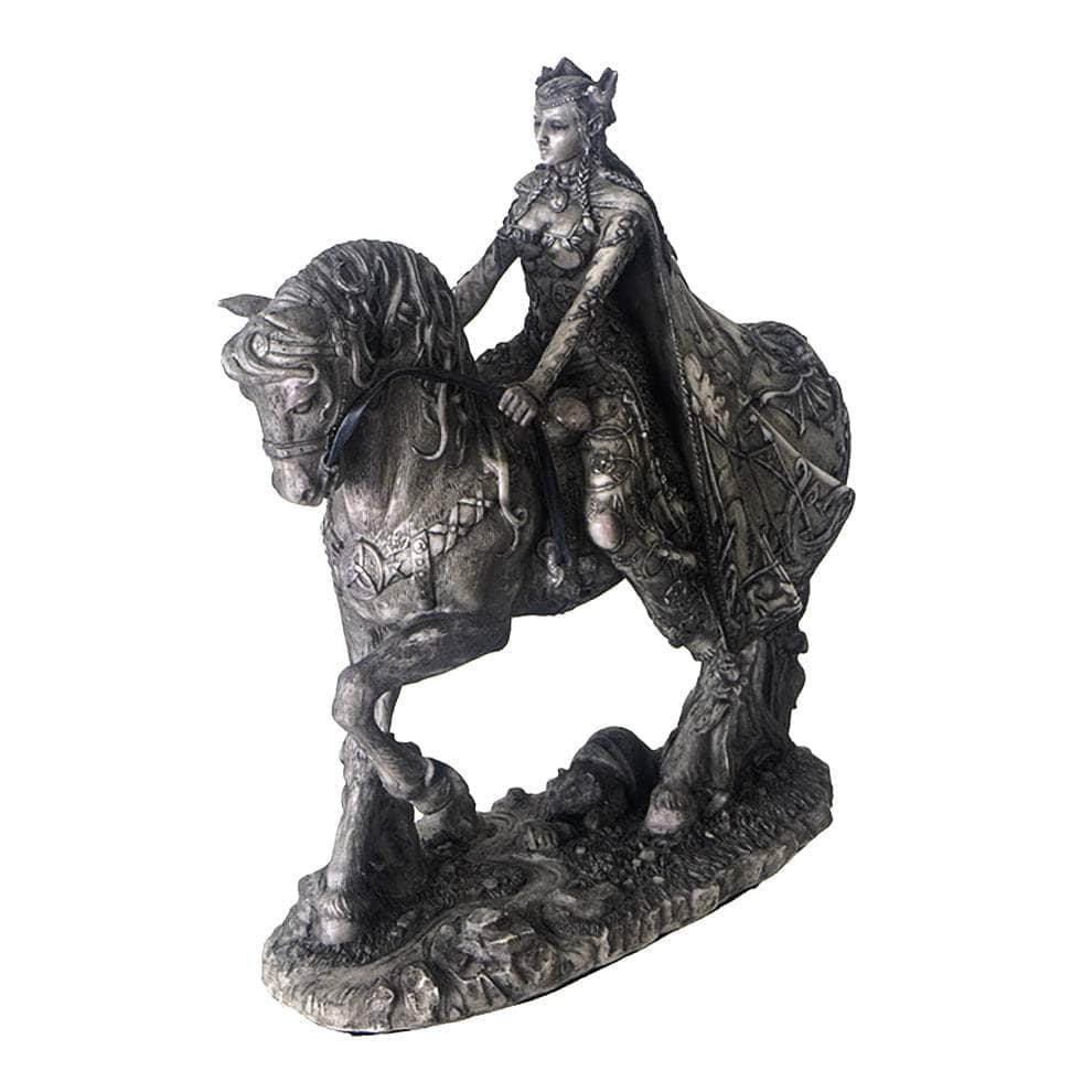 The Witches Sage LLC Statue Rhiannon on Horse Statue Rhiannon on Horse Statue