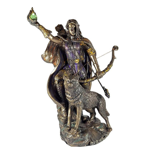 The Witches Sage LLC Statue Skadi Goddess of Winter Statue Skadi Goddess of Winter Statue