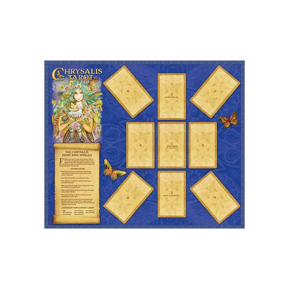 The Witches Sage LLC Tarot Cards Chrysalis Tarot Deck and Book Set Chrysalis Tarot Deck and Book Set