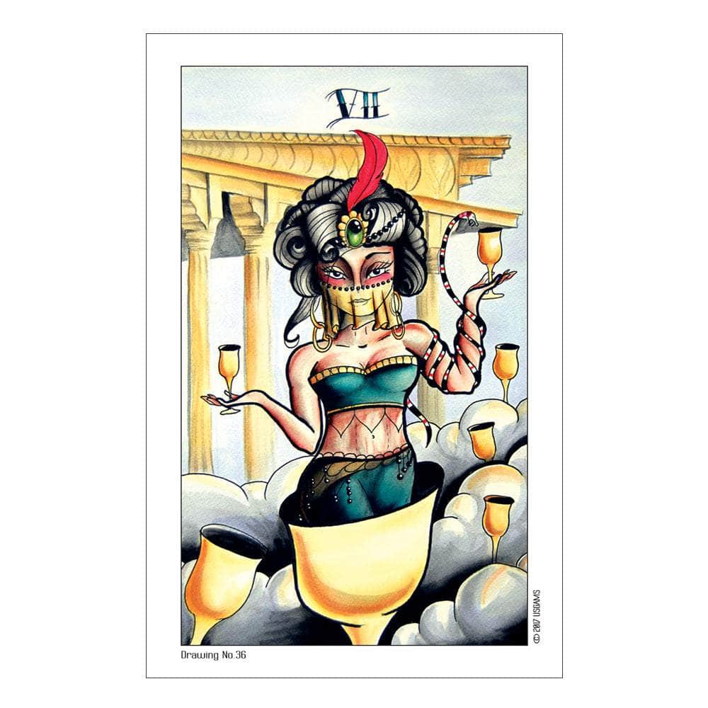 The Witches Sage LLC Tarot Cards Eight Coins' Tattoo Tarot Eight Coins' Tattoo Tarot