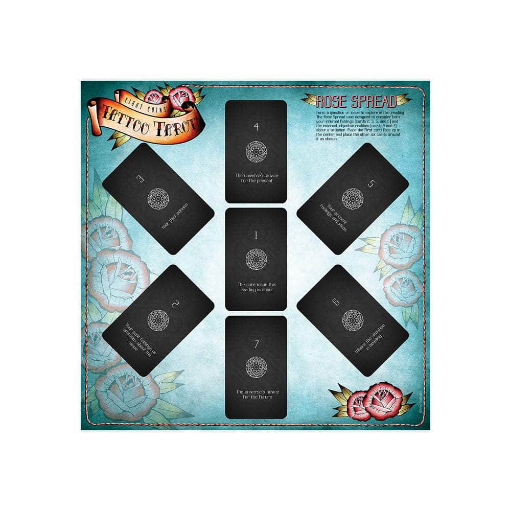 The Witches Sage LLC Tarot Cards Eight Coins' Tattoo Tarot Eight Coins' Tattoo Tarot