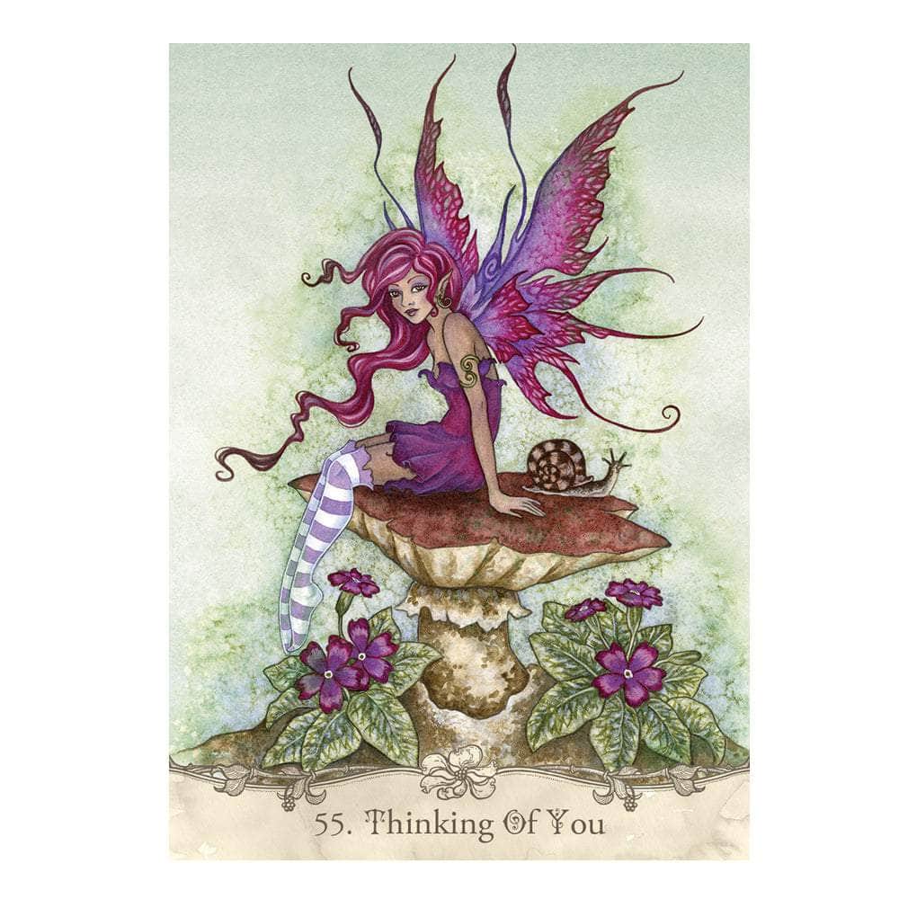 The Witches Sage LLC Tarot Cards Fairy Wisdom Oracle Deck and Book Set Fairy Wisdom Oracle Deck and Book Set