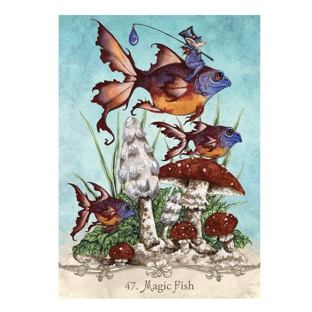 The Witches Sage LLC Tarot Cards Fairy Wisdom Oracle Deck and Book Set Fairy Wisdom Oracle Deck and Book Set