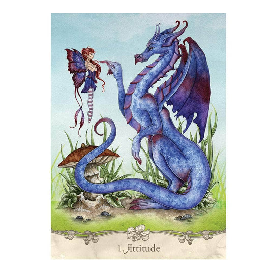 The Witches Sage LLC Tarot Cards Fairy Wisdom Oracle Deck and Book Set Fairy Wisdom Oracle Deck and Book Set