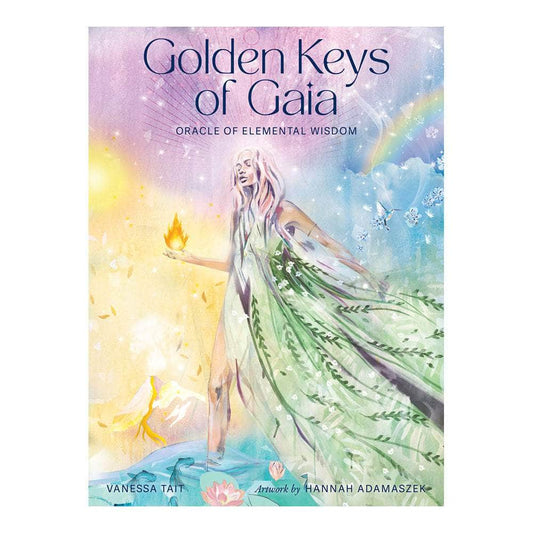 The Witches Sage LLC Tarot Cards Golden Keys of Gaia Oracle Golden Keys of Gaia Oracle