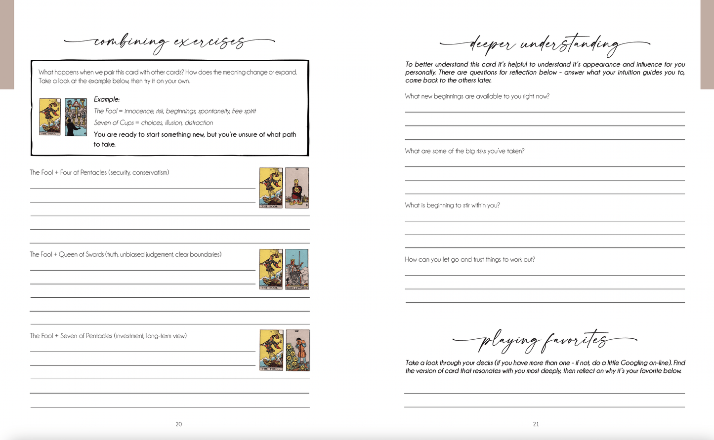 Writual Planner Book Decoding the Cards: A Tarot Workbook for Intuitive Exploration Decoding the Cards: A Tarot Workbook for Intuitive Exploration