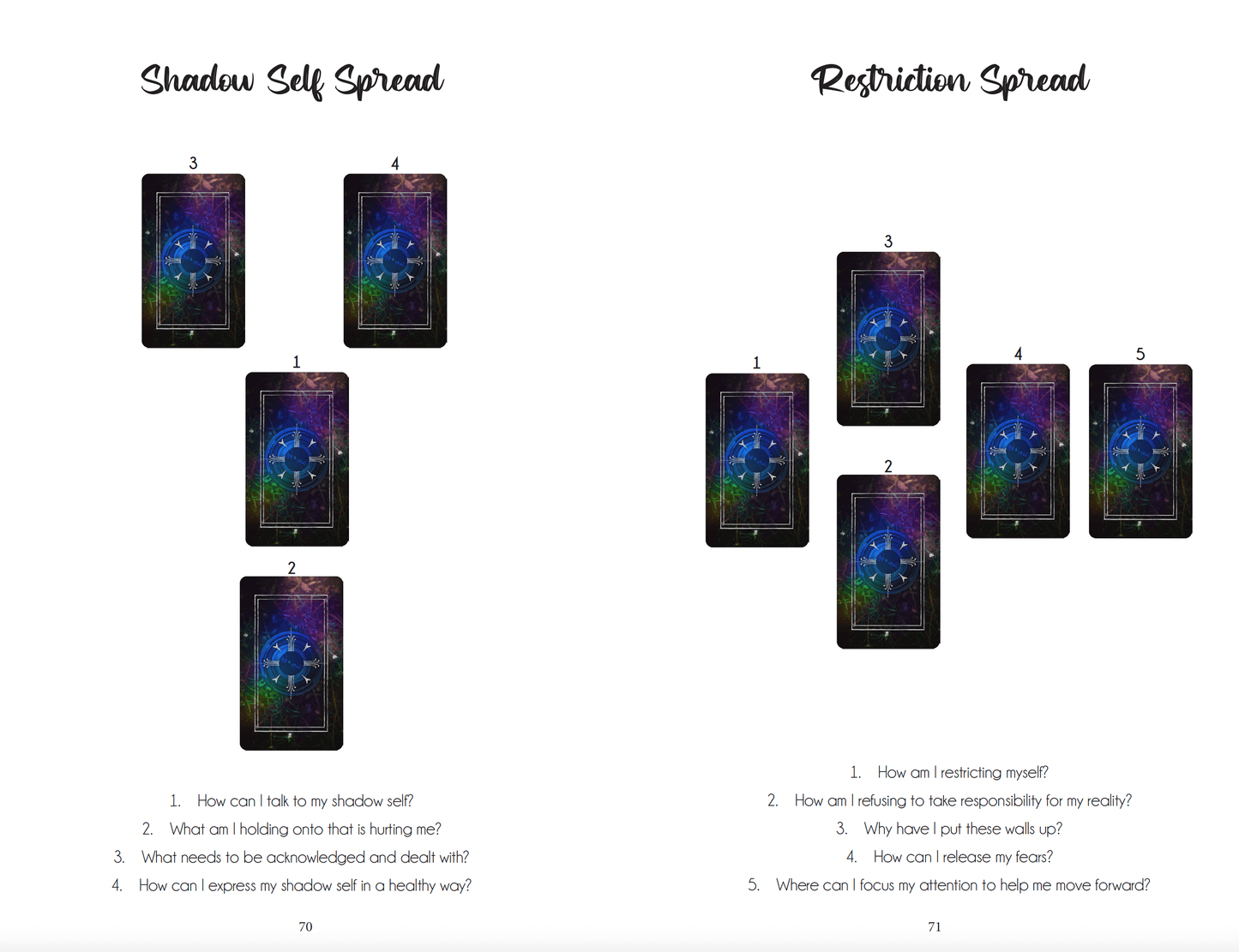 Writual Planner Book Tarot Spreads for All Occasions Tarot Spreads for All Occasions